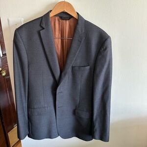 Slim navy sports jacket